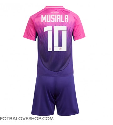 Německo Jamal Musiala #10 Dětské Venkovní Dres ME 2024 Krátký Rukáv (+ trenýrky)